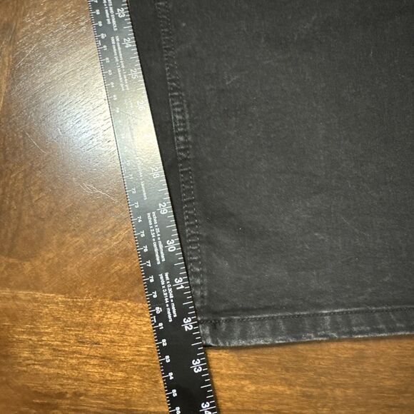 Kenneth Cole Men’s 44x34 Black Tapered Fit Stretch Denim Jeans - Picture 3 of 8